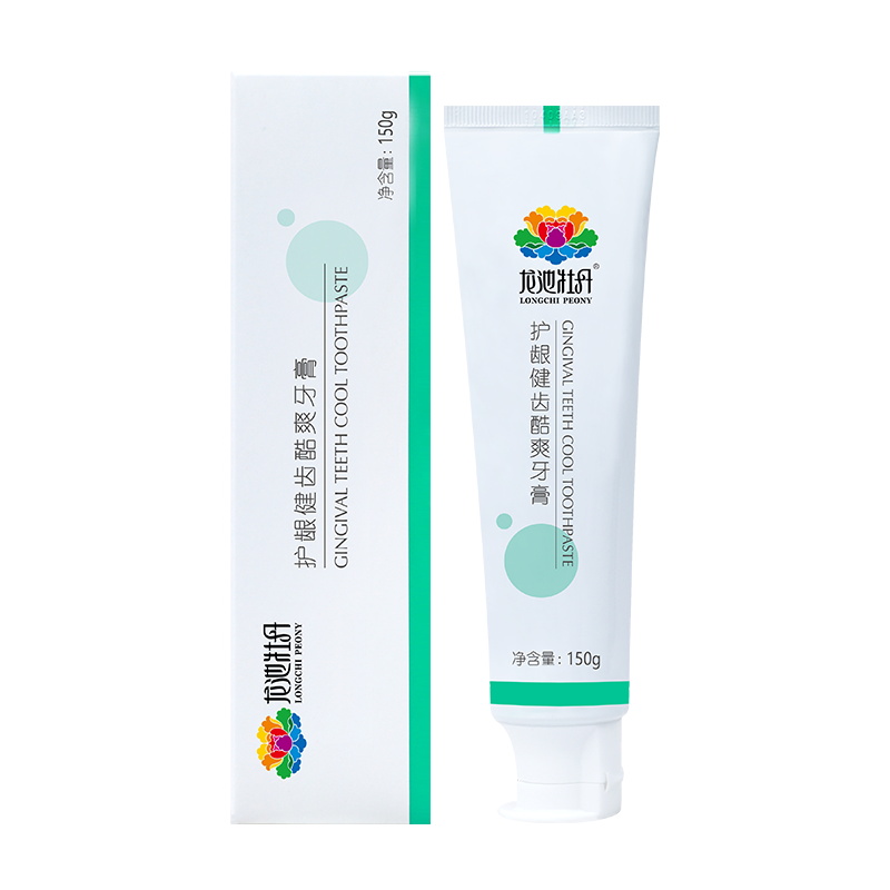 龍池牡丹護齦健齒酷爽牙膏